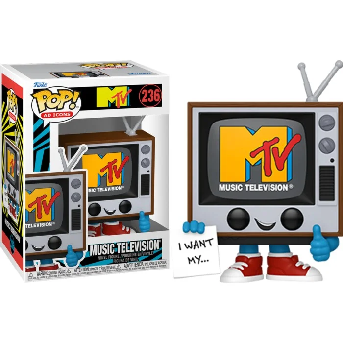 Funko POP! Ad Icons MTV - Music Television with MTV Logo #236