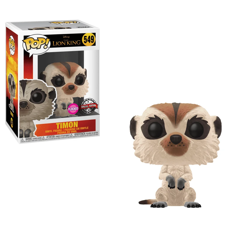 Funko POP! Disney Disney: Mammoth Cave/Lion King - Timon 549 (Flocked) *Na zamówienie