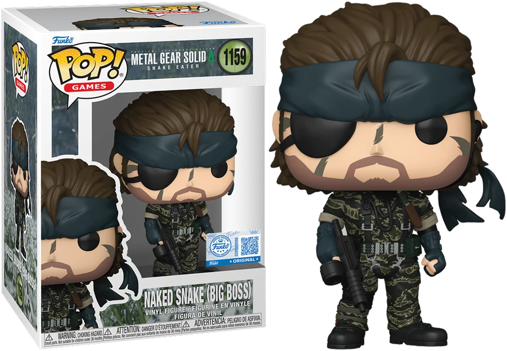 Figurka Funko POP! Metal Gear Solid: Snake Eater - Naked Snake (Big Boss) #1159 Special Edition