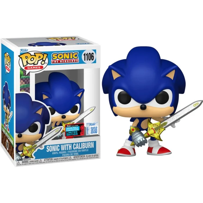 Funko POP! Sonic the Hedgehog - Sonic with Caliburn (2025 Fall Convention Exclusive) Convention