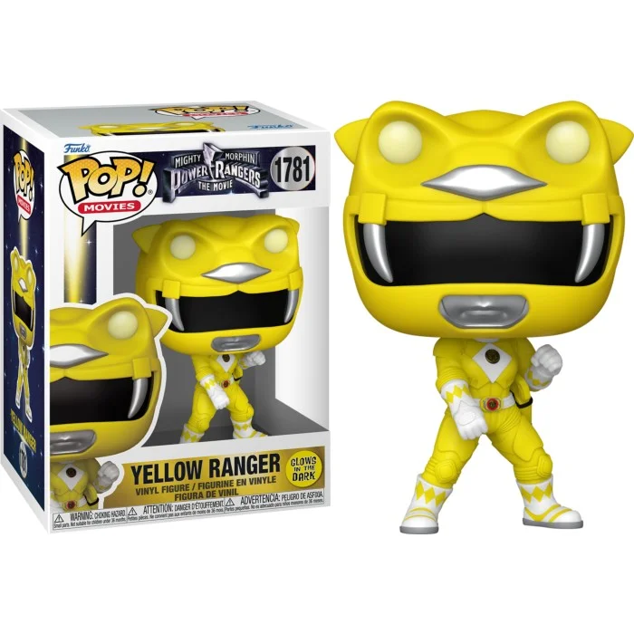 Funko POP! Mighty Morphin Power Rangers: The Movie (1995) - Yellow Ranger Glow Special Edition