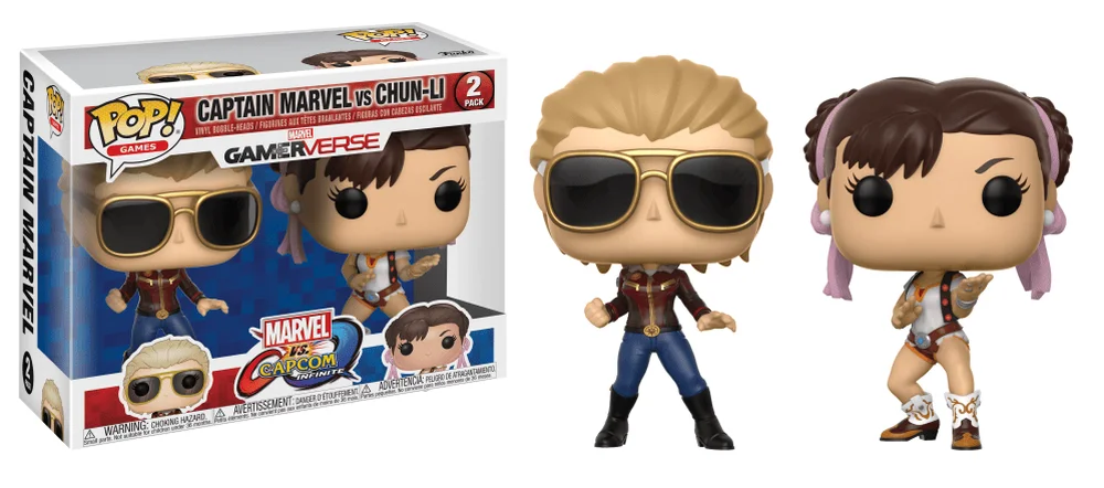 Funko POP! Marvel MvC- 2 Pack- Captain Marvel/Chun-Li *Na zamówienie