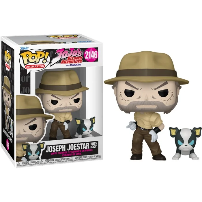 Funko POP! JoJo's Bizarre Adventure - Joseph Joestar with Iggy #2146