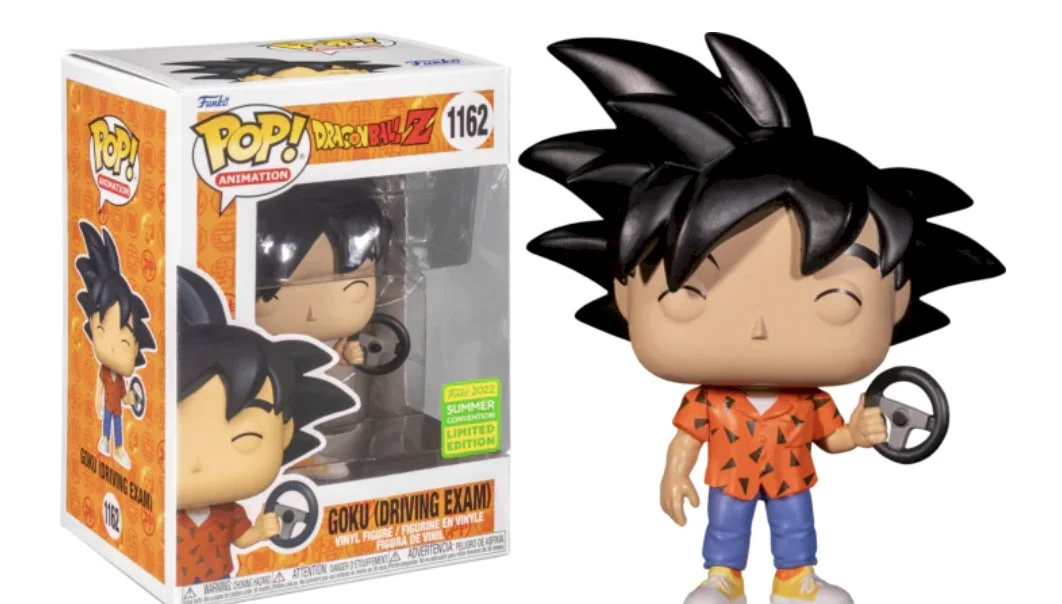 Funko POP! Dragon Ball Z Goku (Driving Exam) 2022 Summer Convention Special Edition #1162 *Uszkodzony box