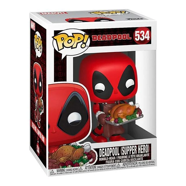Funko POP! Marvel Deadpool Holiday Deadpool z kurczakiem #534
