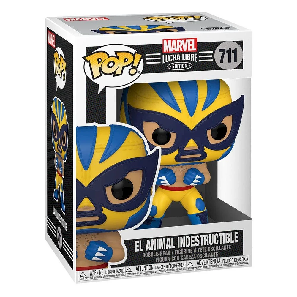 Figurka Funko POP! Marvel Lucha Libre -El Animal Indestructible Wolverine #711 – zdjęcie 2