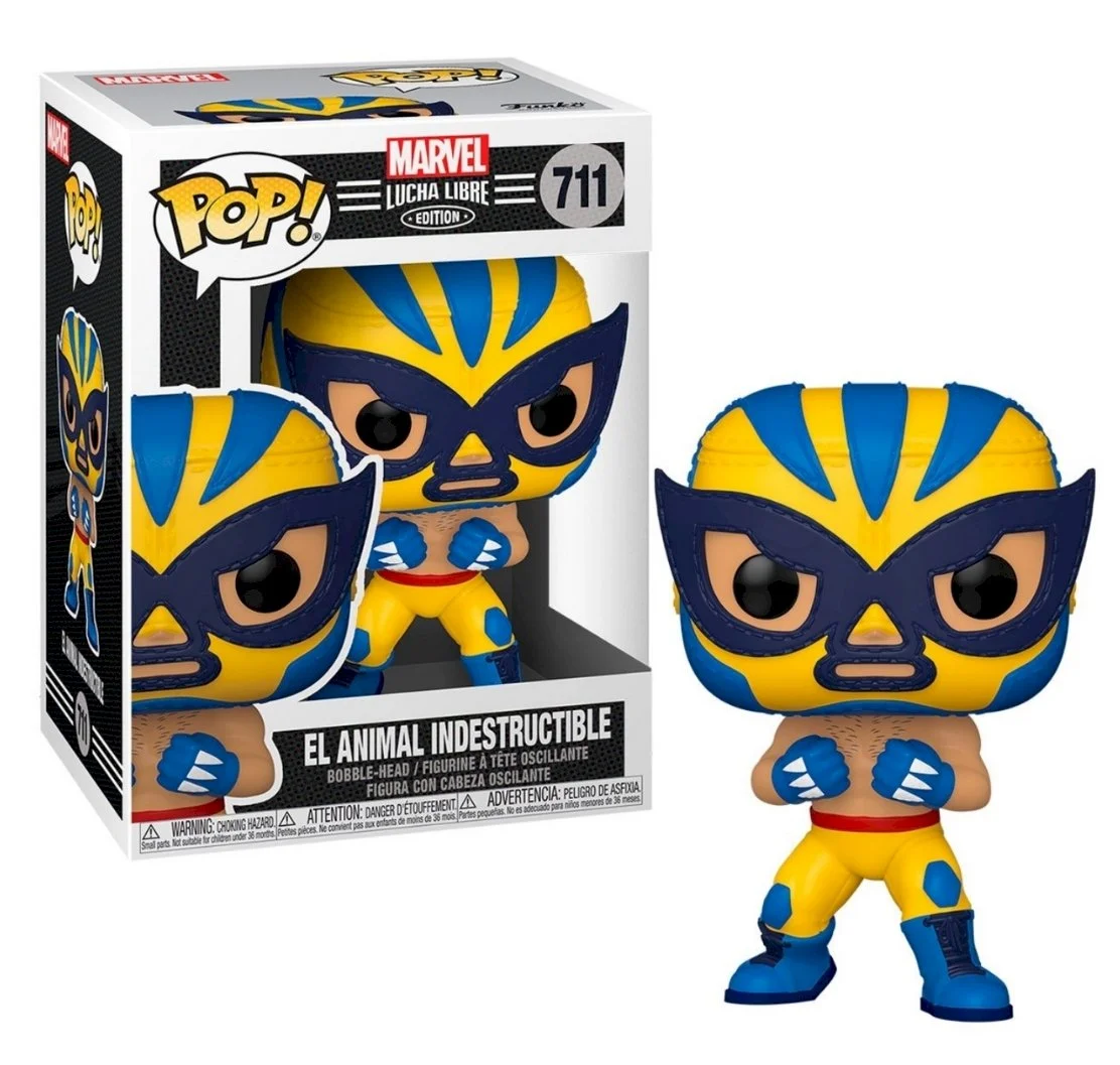 Figurka Funko POP! Marvel Lucha Libre -El Animal Indestructible Wolverine #711 – zdjęcie 3