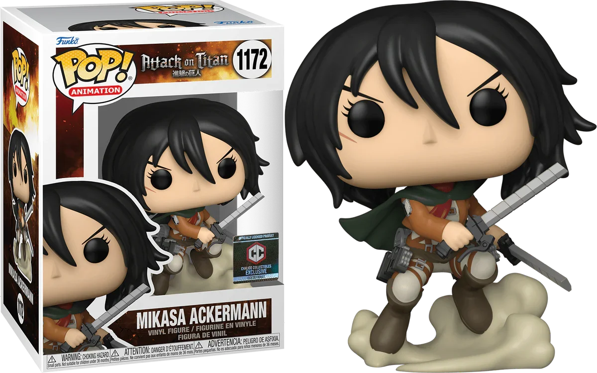 Figurka Funko POP! Attack on Titan  Mikasa Ackermann 1172 Chalice Exclusive* Na zamówienie
