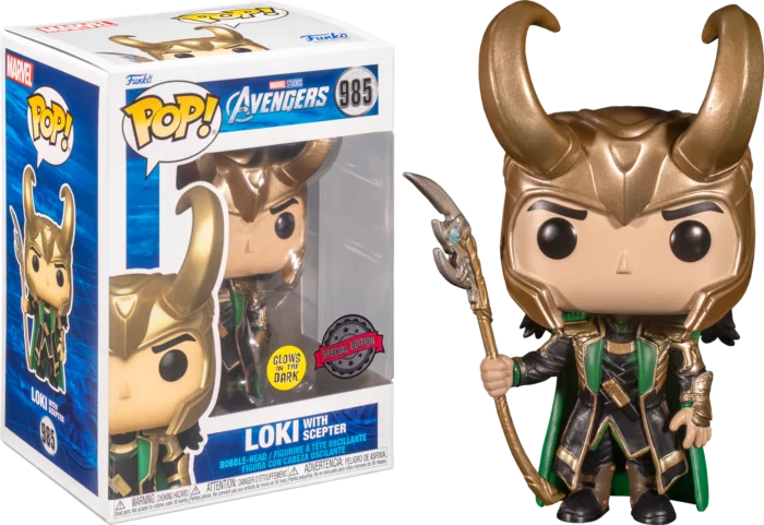 Figurka Funko POP The Avengers: Loki with Scepter Glow in the Dark Special Edition 985 *Na zamówienie