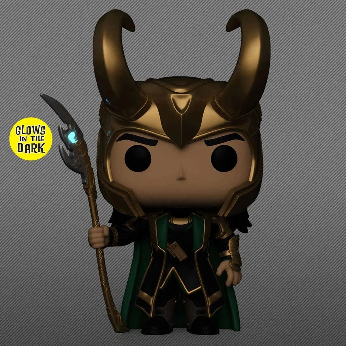 Figurka Funko POP The Avengers: Loki with Scepter Glow in the Dark Special Edition 985 *Na zamówienie – zdjęcie 3