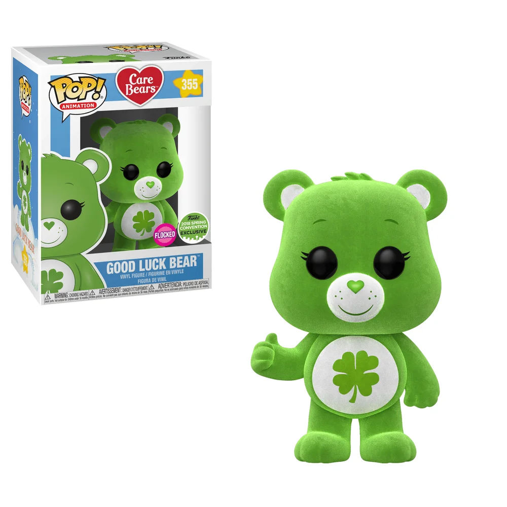 Funko POP! Care Bears Good Luck Bear (FL) 355 (Flocked) *Na zamówienie