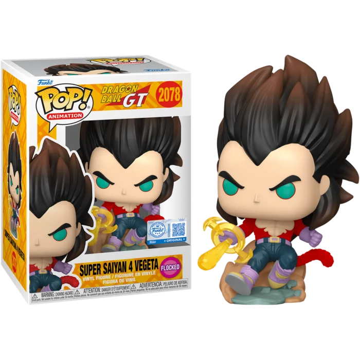 Figurka Funko POP! Dragon Ball: GT - Super Saiyan 4 Vegeta (Flocked) 2078 Special Edition