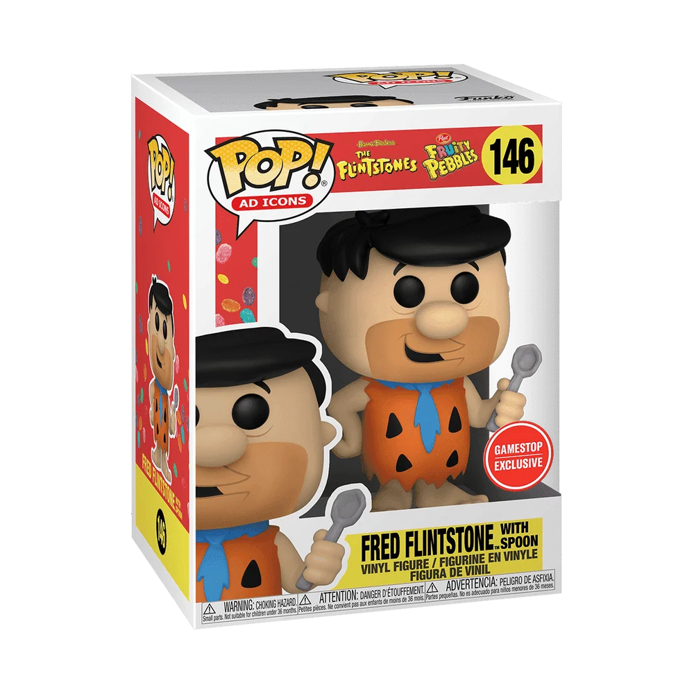 Funko POP! Fruity Pebbles N4S POP&Tee: Fruity Pebbles- Fred w/Spoon(POP) 146 (Exclusive) *Na zamówienie