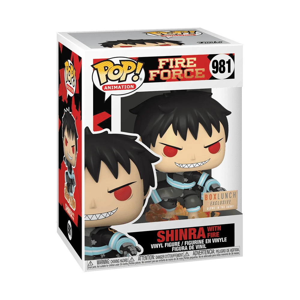Funko POP! Fire Force Animation: Fire Force- Shinra w/Fire(GW) 982 (Glow) *Na zamówienie