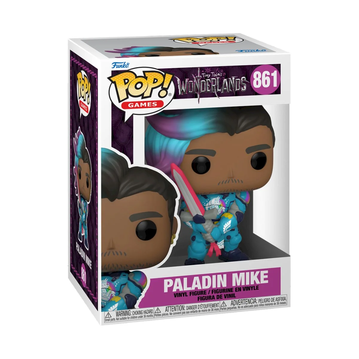 Figurka Funko Pop Tiny Tina’s Wonderland: Paladin Mike 861 – zdjęcie 2