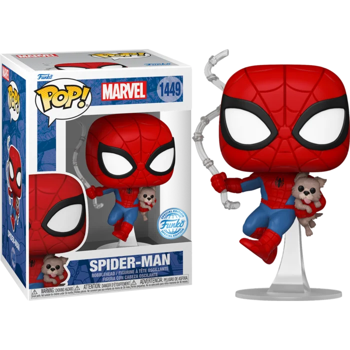 Figurka Funko POP! Marvel - Spider-Man with Sandwich the Dog 1449 Special Edition