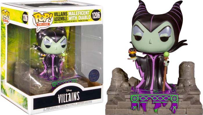 Figurka Funko POP Disney: Villains - Maleficent with Diablo 1206 Special Edition