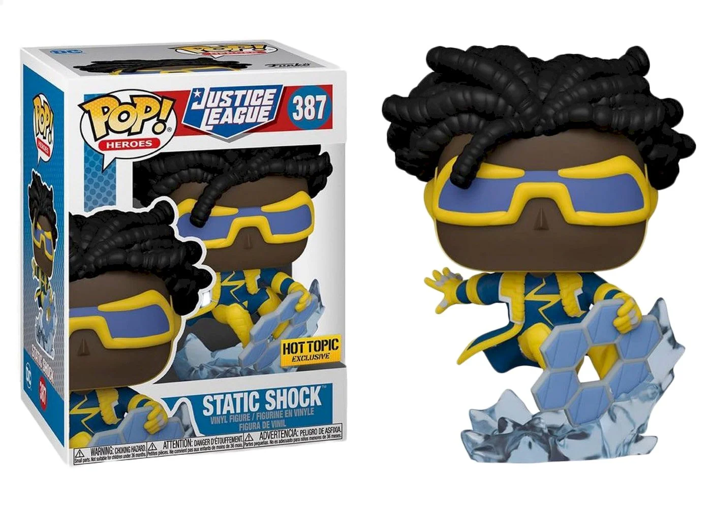 Figurka Funko POP! Justice League Static Shock Hot Topic #387 – zdjęcie 2