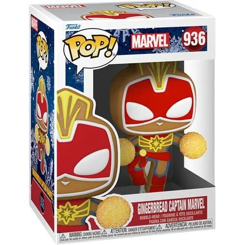 Funko POP MARVEL Holiday: Captain Marvel 936