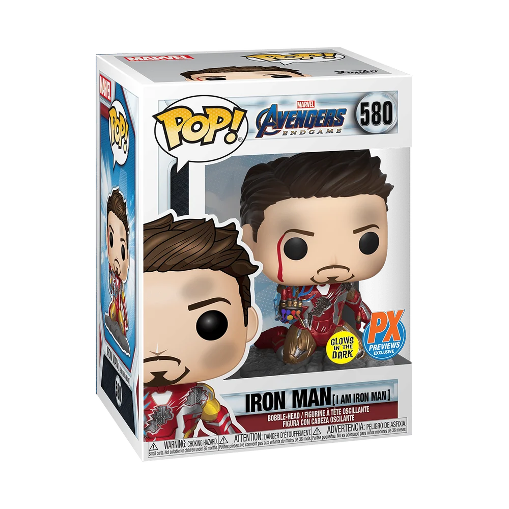 Funko POP! Marvel Marvel: Avengers Endgame - I Am Iron Man (MT) (GW) (PX) 580 (Metallic) *Na zamówienie