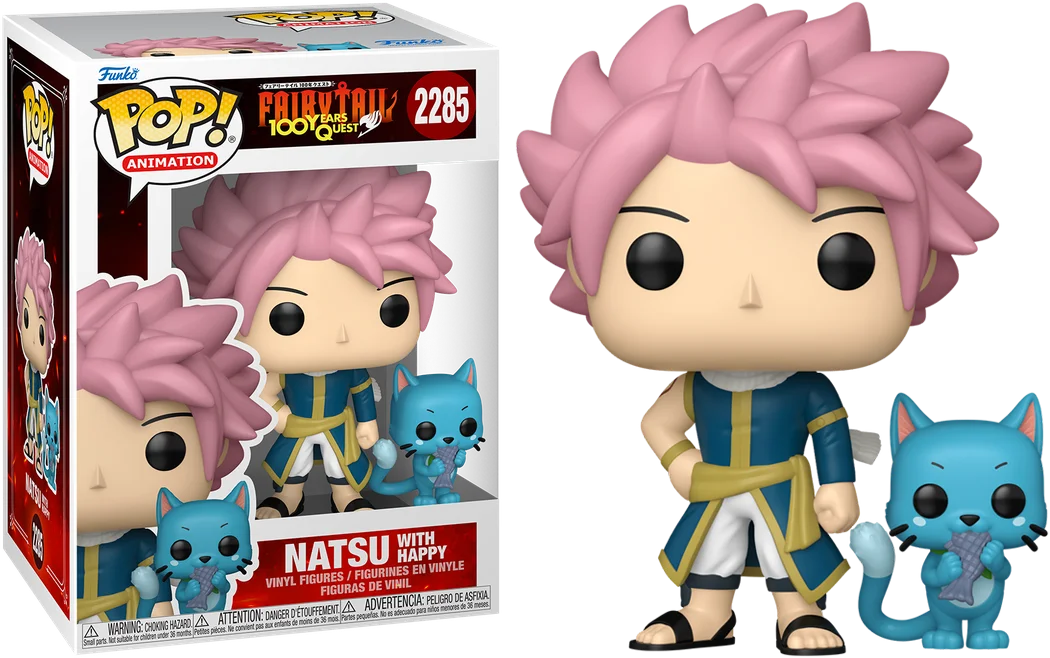Figurka Funko POP! Fairy Tail: 100 Year Quest - Natsu with Happy #2285