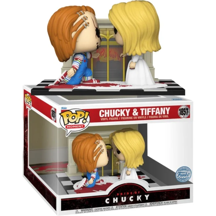 Funko POP! Child's Play Bride of Chucky - Chucky & Tiffany Pop! Moment Figure Special Edition #1857