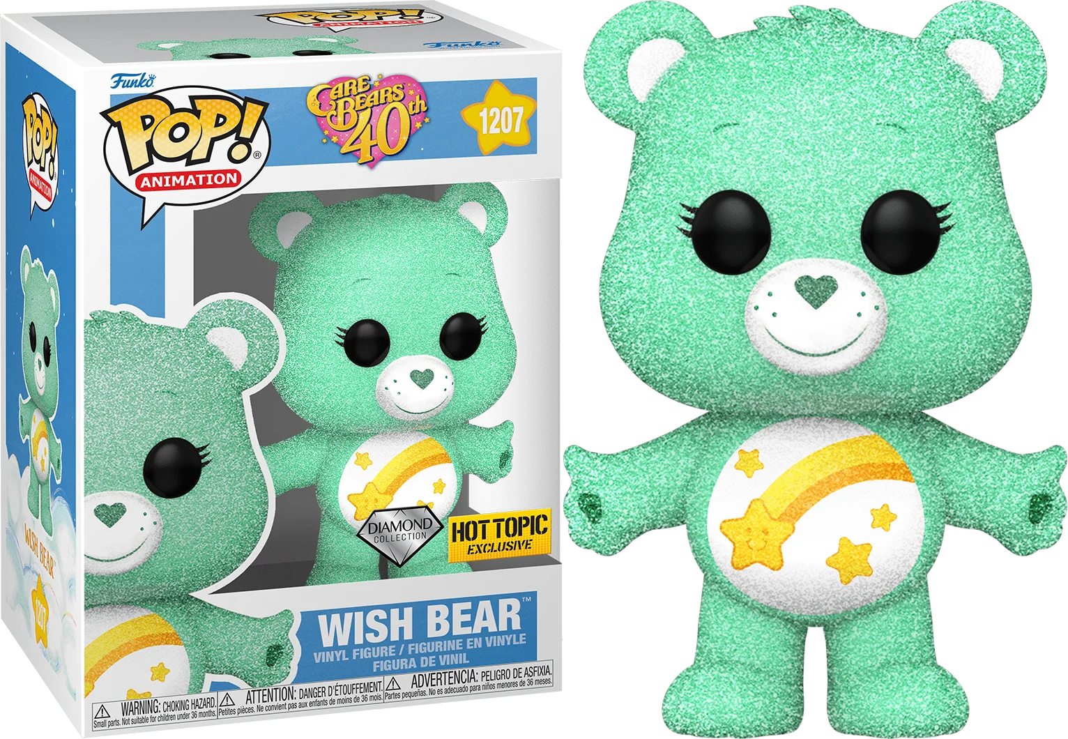 Figurka Funko Pop! Animation: Care Bears 40th - Wish Bear (Diamond)(Hot Topic) #1207* Na zamówienie