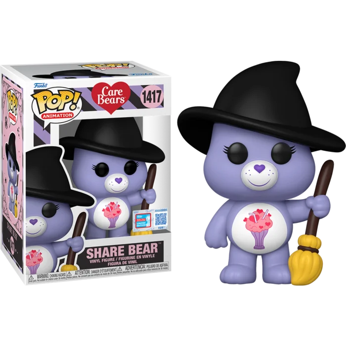 Figurka Funko POP! Care Bears - Share Bear (Witch) #1417 (NYCC 2024 Exclusive)