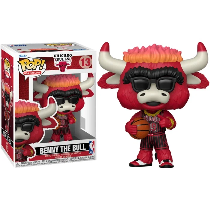 Funko POP! NBA Basketball: Mascots - Benny the Bull Chicago Bulls #13