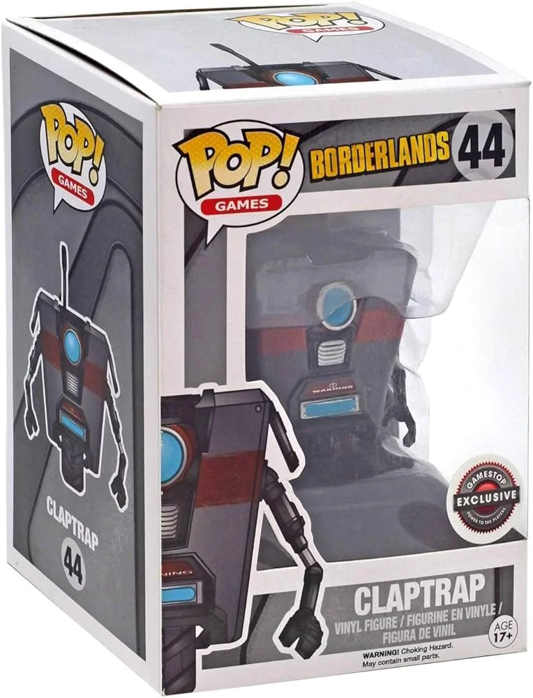 Figurka Funko POP! Borderlands Claptrap (Grey) 44 Exclusive – zdjęcie 3
