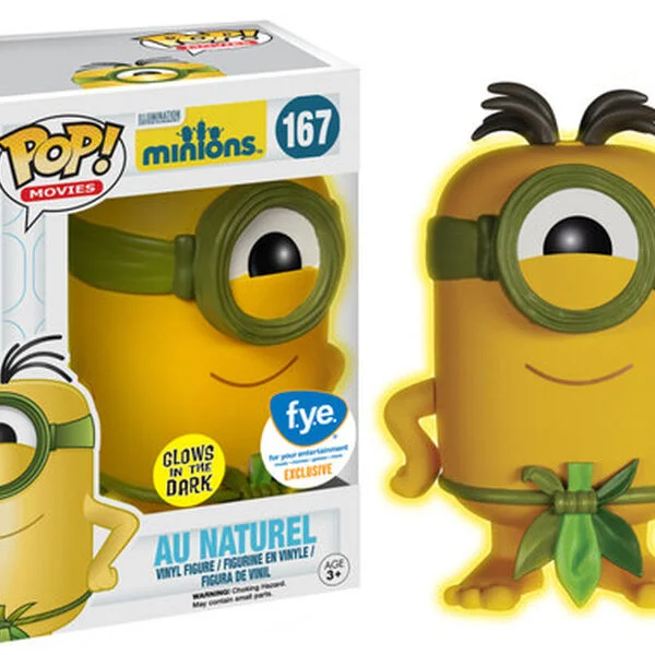 Funko POP! Despicable Me Minions - Au Naturel GLOW 167 (Glow) *Na zamówienie