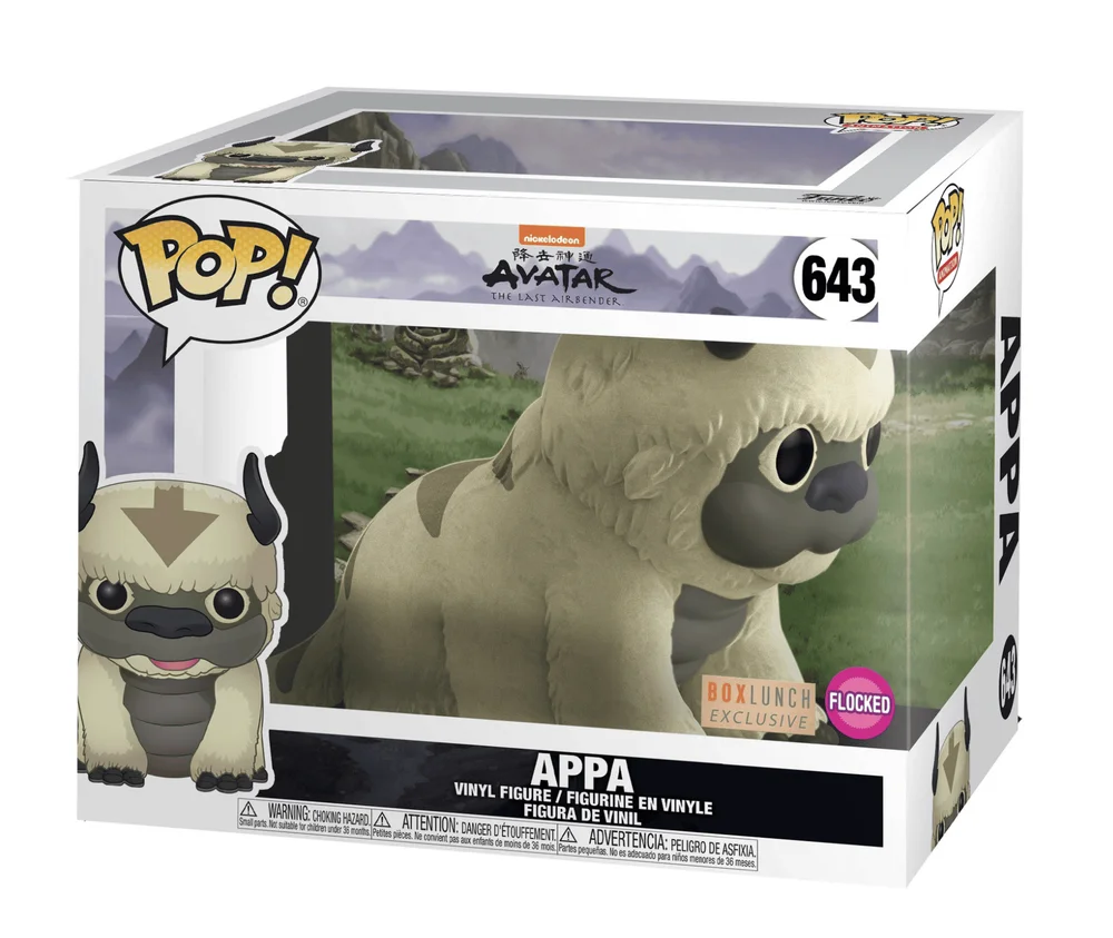 Funko POP! Nickelodeon Animation: Avatar - 6" Appa (FL) 643 (Flocked) *Na zamówienie