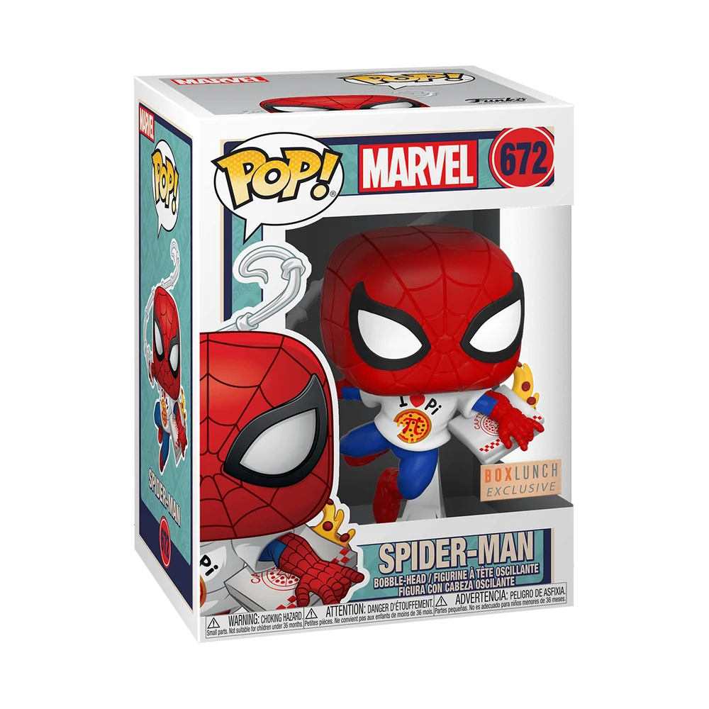Funko POP! Marvel Marvel: Spider-Man - Peter Parker w/ Pi shirt 672 (Exclusive) *Na zamówienie