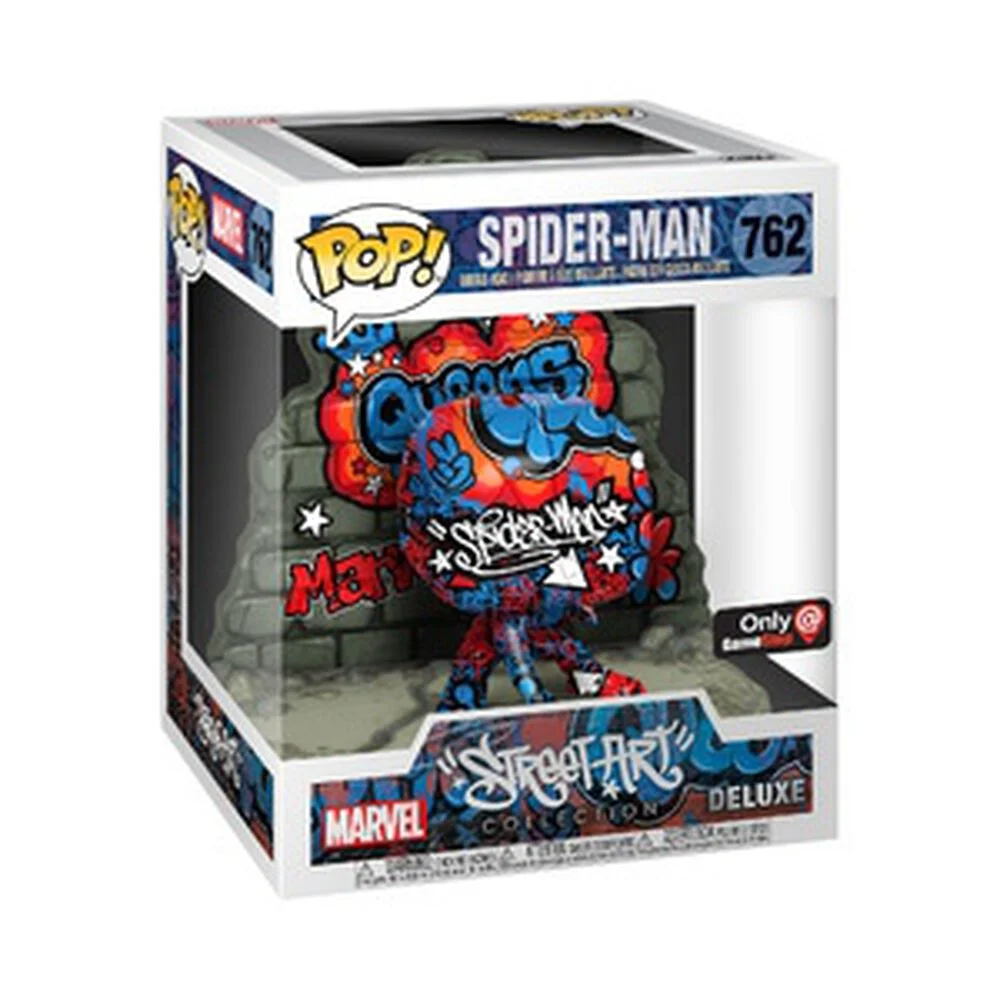 Funko POP! Marvel Deluxe:Marvel-SpiderMan(GraffitiDECO) 762 (Exclusive) *Na zamówienie