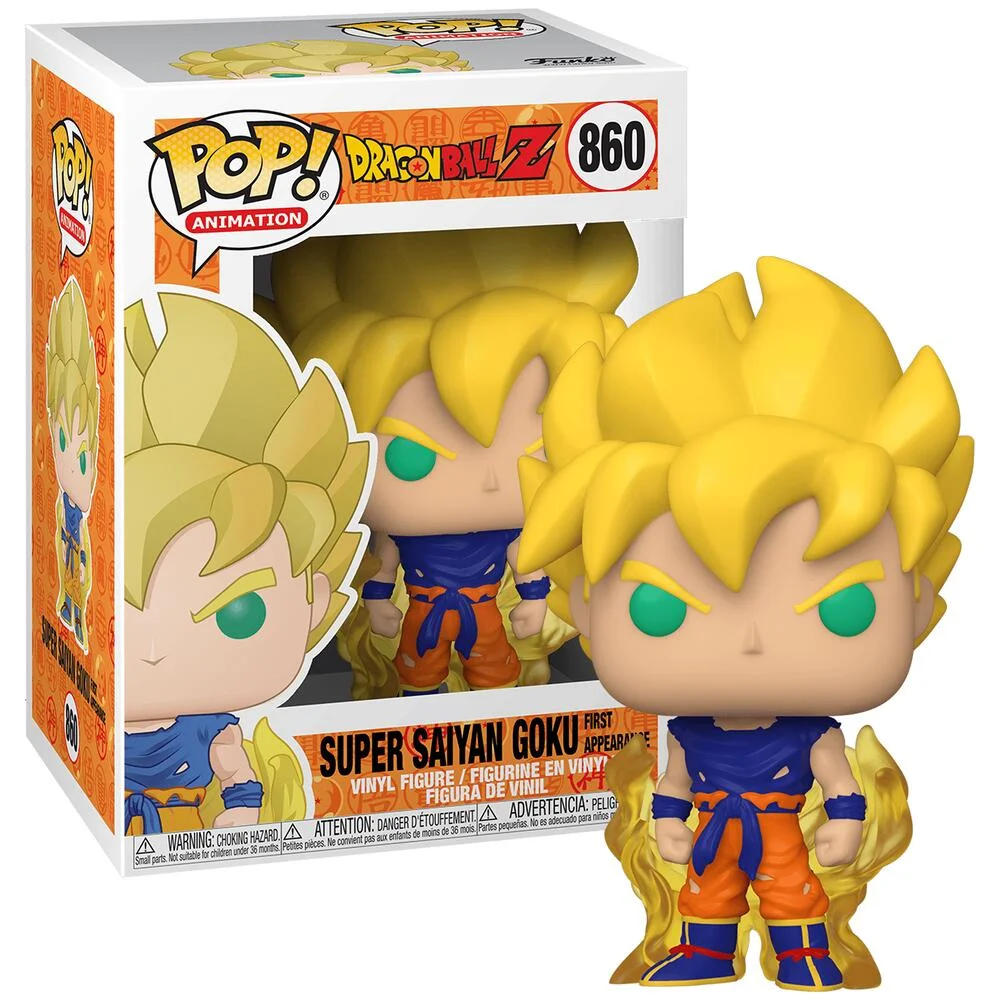 Funko POP! Dragon Ball Z Super Saiyan Goku Glow Special Edition #860