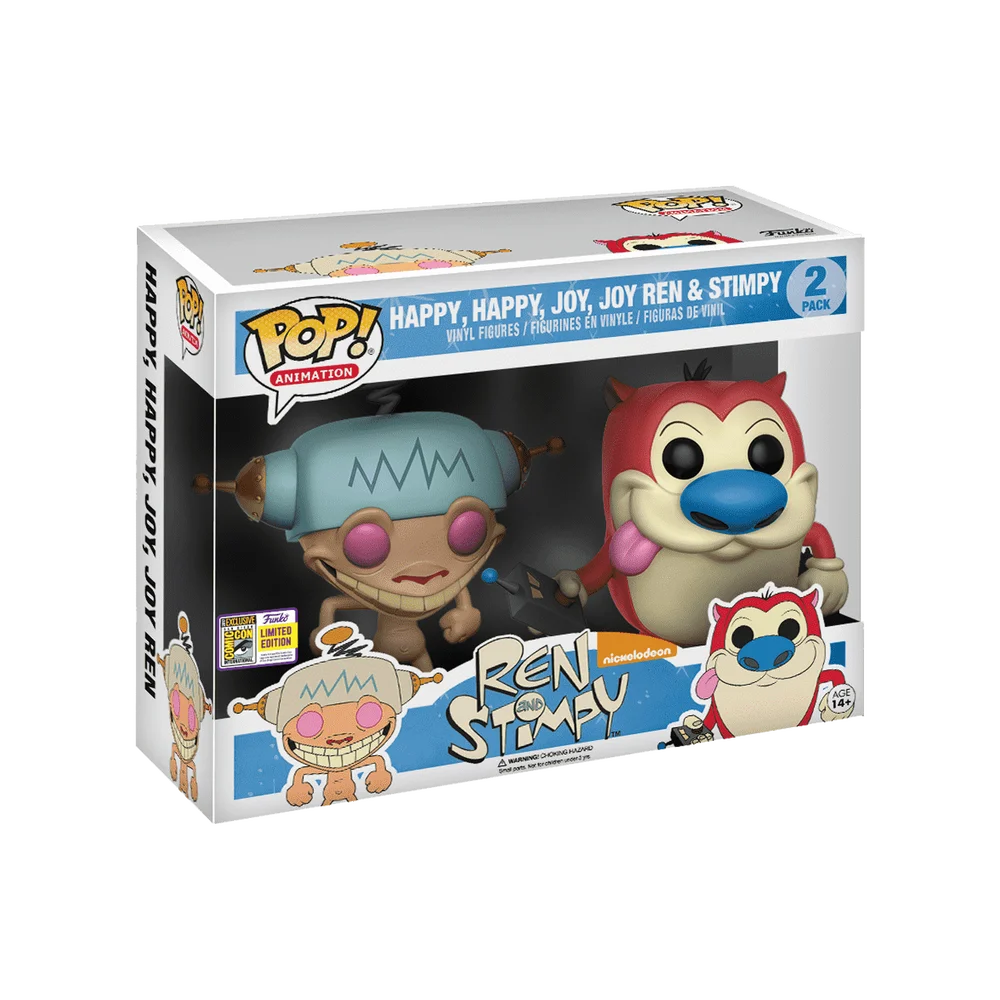 Funko POP! Nickelodeon Happy, Happy, Joy, Joy Ren & Stimpy 2 (SDCC) *Na zamówienie