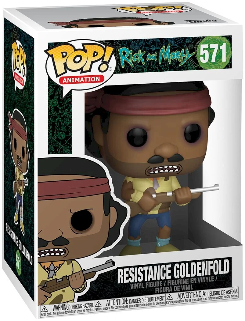 Figurka Funko POP! Rick and Morty Resistance Goldenfold #571 – zdjęcie 3
