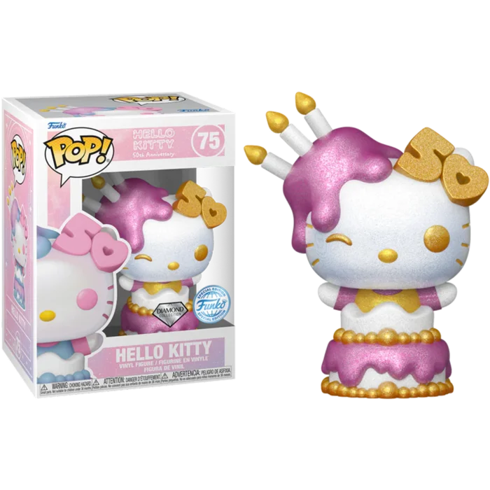 Figurka Funko POP!  Hello Kitty Hello Kitty Hello Kitty (In Cake) Diamond Glitter 75