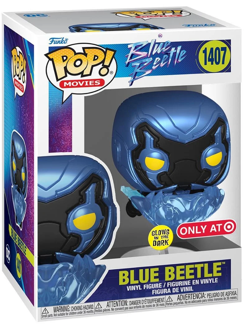 Figurka Funko POP! Movies Blue Beetle Glow (Target) #1407 *Na zamówienie