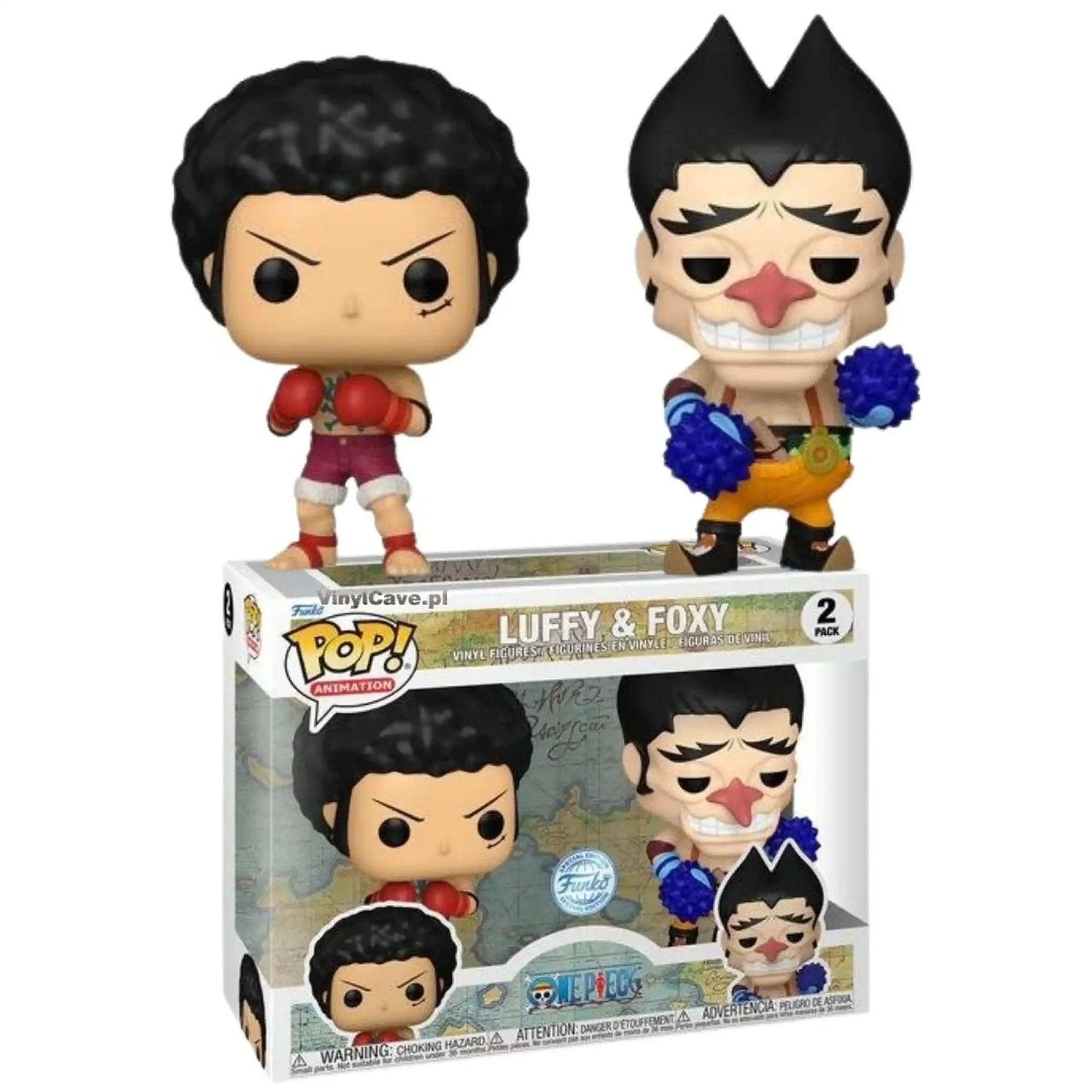 Figurka Funko Pop! 2-Pack One Piece - Monkey  D. Luffy & Foxy Special Edition