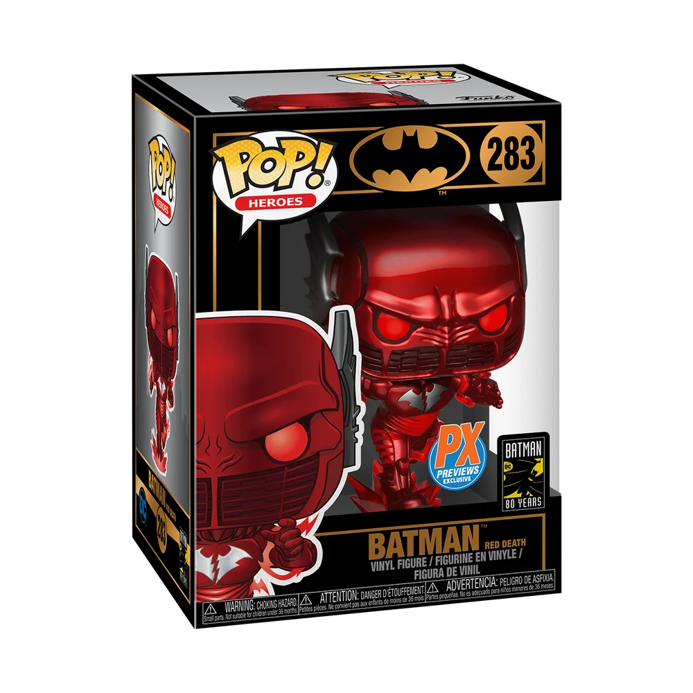 Funko POP! DC Comics Heroes: Batman Metal - Red Death 283 (Metallic) *Na zamówienie