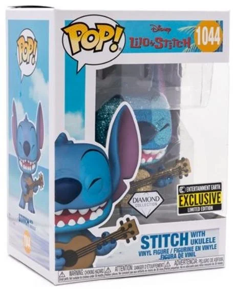 Figurka Funko POP Lilo and Stitch: Stitch with Ukulele 1044 Entertainment Earth Daimond Exc *Na zamówienie