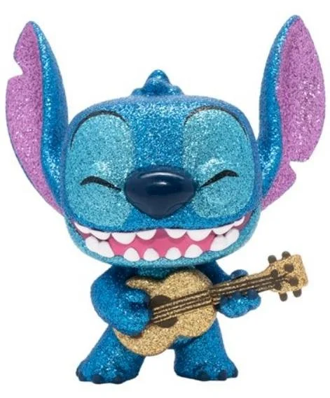 Figurka Funko POP Lilo and Stitch: Stitch with Ukulele 1044 Entertainment Earth Daimond Exc *Na zamówienie – zdjęcie 2