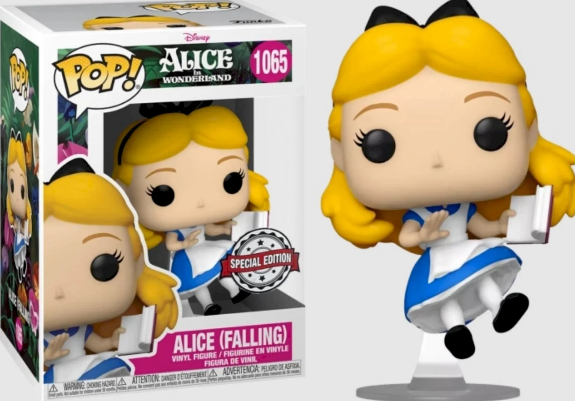 Figurka Funko POP Alice in Wonderland - Alice (Falling) 1065 Exc (Uszkodzone pudełko)