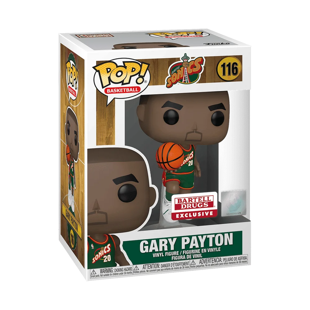 Funko POP! NBA NBA: Legends- Gary Payton (1996 Sonics Road Uni) 116 (Exclusive) *Na zamówienie