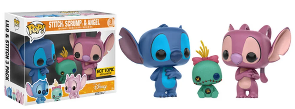 Funko POP! Disney Lilo & Stitch - 3 Pack - Stitch, Angel & Scrump (Exclusive) *Na zamówienie