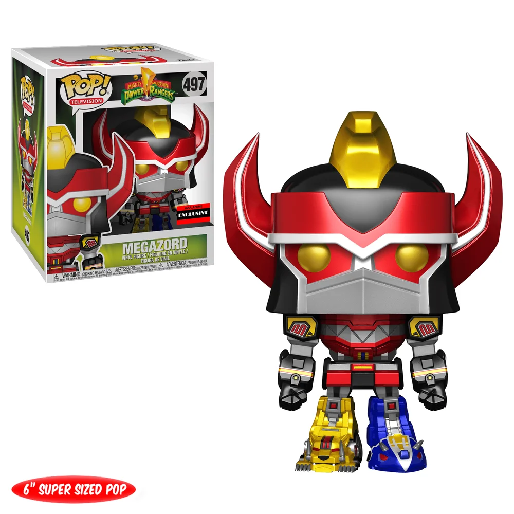 Funko POP! Power Rangers 6" Megazord (MT) 497 (Metallic) *Na zamówienie