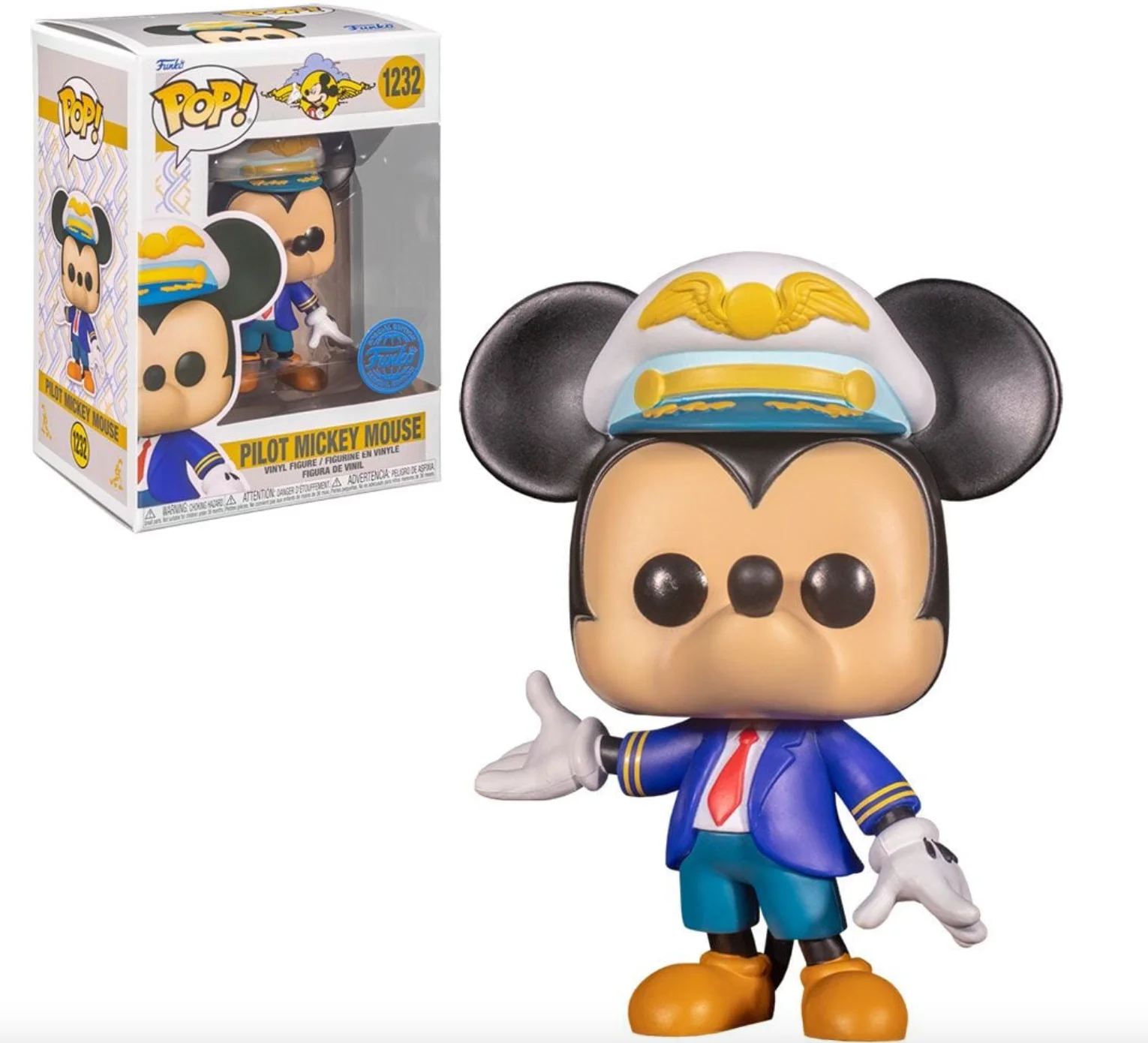 Figurka Funko POP Disney: Pilot Mickey Mouse 1232 Exclusive