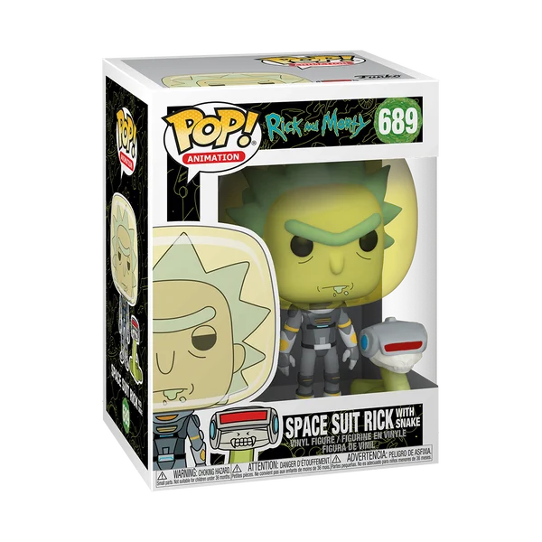 Funko POP! Rick and Morty Animation: Rick & Morty - Space Suit Rick w/Snake 689 *Na zamówienie