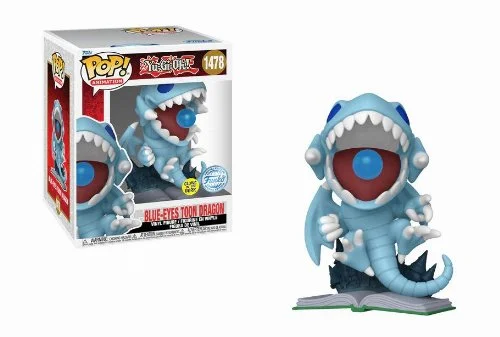 Figurka Funko POP! Yu-Gi-Oh! Blue-Eyes Toon Dragon Glow 1478 Supersized Special Edition